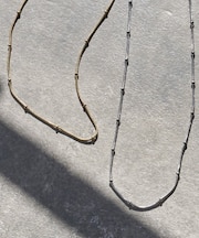 lilステンレスカシメチェーンネックレス