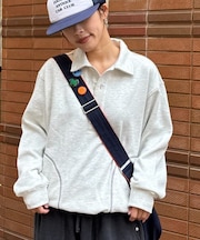 【UNISEX】裏毛ポロスウェット