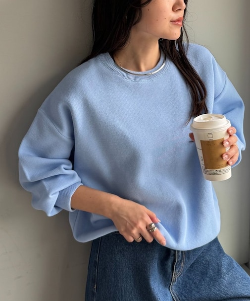 【WEB限定】エアリーコンフォートプルオーバーニット