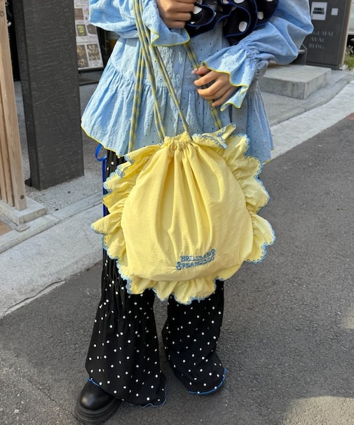 【HELLO.SANFRANCISCO】パラコードフリルナップサック