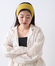 :プレート付きリブヘアターバン