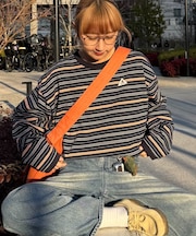 【GEVACO】ボーダーベーシックロンTEE/ユニセックス