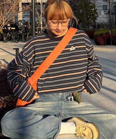 【GEVACO】ボーダーベーシックロンTEE/ユニセックス