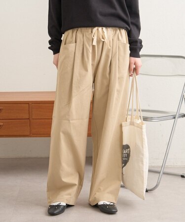 【GEVACO】L字ポケットテーパードパンツ/ユニセックス