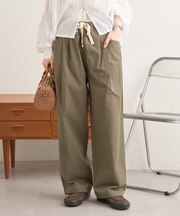 【GEVACO】L字ポケットテーパードパンツ/ユニセックス