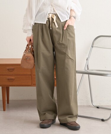 【GEVACO】L字ポケットテーパードパンツ/ユニセックス