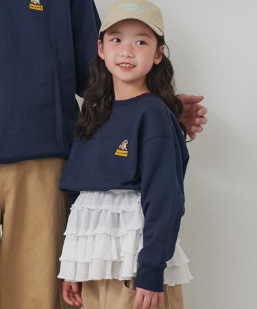 【KIDS】レイヤードティアードミニスカート