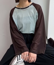 【2WAY】シアーラグランヘンリーネックTee