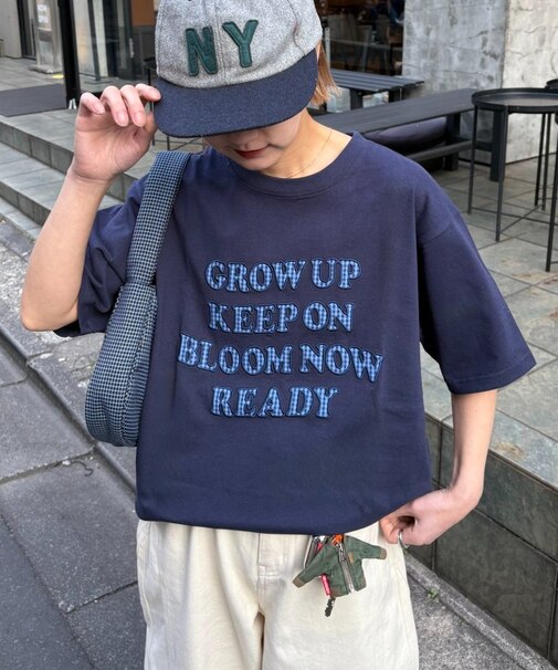 【UNISEX】アソート柄アップリケTEE