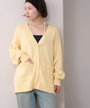 【willow】cottonニットカーデ