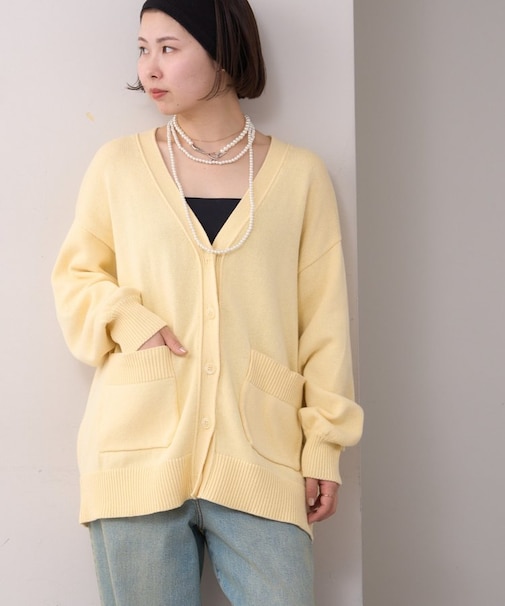 【willow】cottonニットカーデ