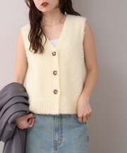 【willow】コンパクトチュールヤーンベスト