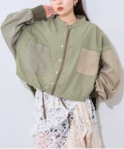 etsintaリメイクZIPシャツジャケット