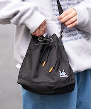 【DOG】刺繍ロゴ巾着バッグ