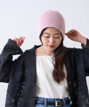 :【プチプラ】ギャザーデザインビーニー