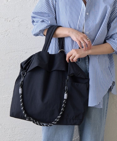 : 【A4／ノートPC対応可】3WAY撥水ナイロンショルダーBAG