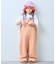 【KIDS】配色ワッフルキャミサロペット