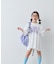 【KIDS/WEB限定新色登場】１枚でコーデ完成！厚盛ロゴ5分袖チュニックワンピ