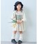 【KIDS】厚盛ロゴ5分袖チュニックワンピ