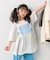 【KIDS】厚盛ロゴ5分袖チュニックワンピ