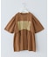 【KIDS/WEB限定新色登場】１枚でコーデ完成！厚盛ロゴ5分袖チュニックワンピ