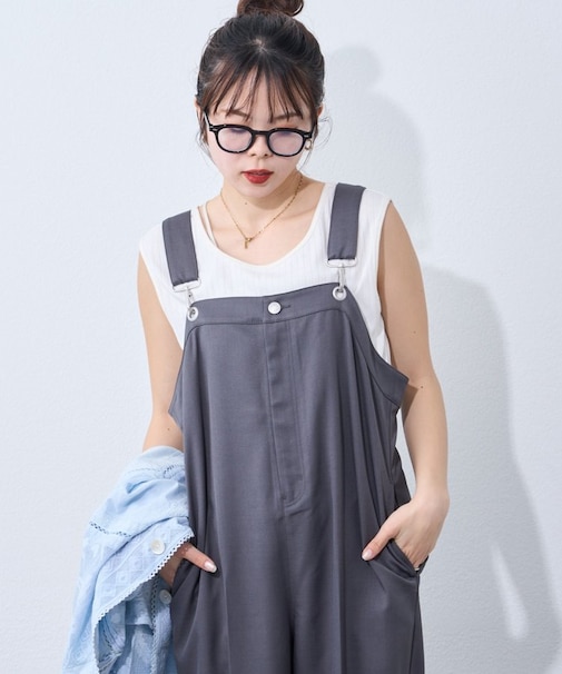 【willow】スラックスサロペット