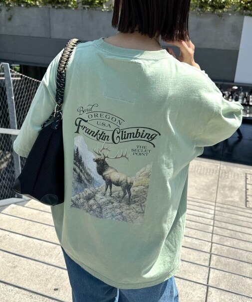 【Franklin Climbing】ヴィンテージグラフィックTEE