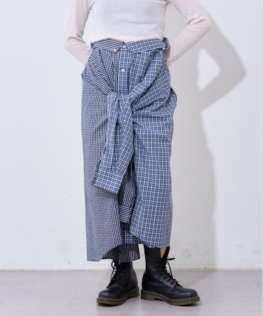 【etsinta】2wayシャツスカート