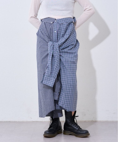【etsinta】2wayシャツスカート