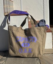 【UNISEX】撥水機能付きキャンバスショルダーバッグ