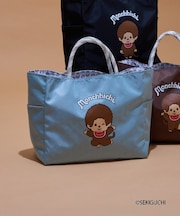 :【モンチッチ】撥水ナイロンリバーシブル2WAYショルダーBAG