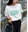 【UNISEX】【プラスサイズあり】ポコポコメッセージロゴTEE