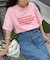 【UNISEX】【プラスサイズあり】ポコポコメッセージロゴTEE