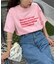 【UNISEX】【プラスサイズあり】ポコポコメッセージロゴTEE