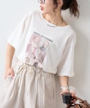 【ドライタッチ】アソートフォトプリント半袖Tee