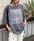 オーガンジーシアードッキングプリントTEE