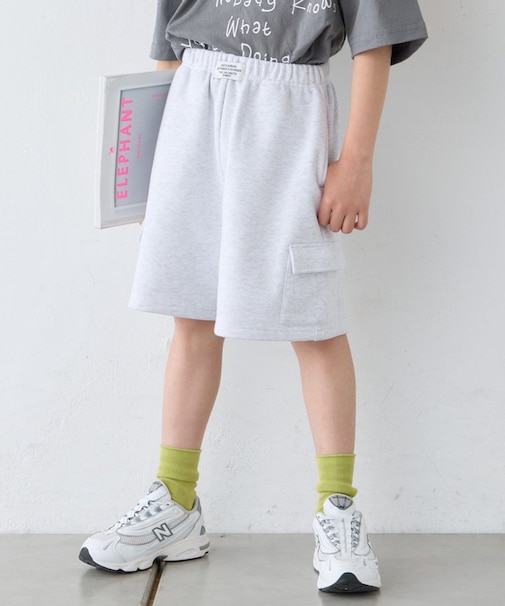 【KIDS】スウェットカーゴショーツ