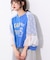 【etsinta】袖レースリメイク切替カレッジTee
