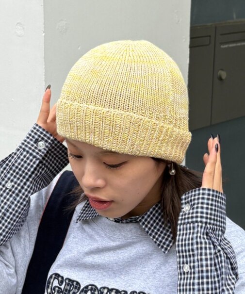【UNISEX】ミックスヤーンビーニー