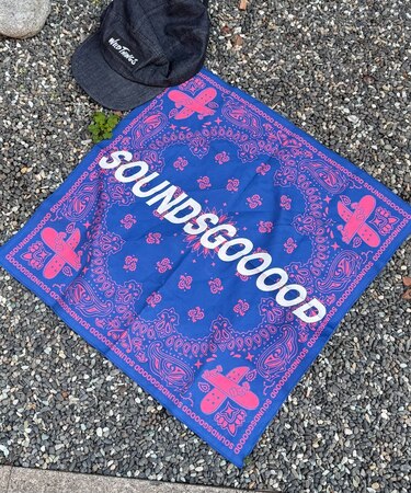 【SOUNDS GOOOOD】総柄バンダナ