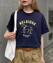 【GEVACO】ホースプリントTEE