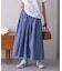 【GEVACO】ギャザーロングスカート