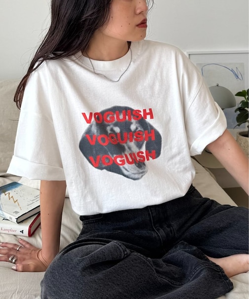 【UNISEX】DOG＆CATアソートロゴプリントTee