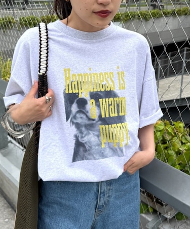 【UNISEX】DOG&CATアソートロゴプリントTee