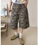 【UNISEX】【プラスサイズあり】アソート柄ブッシュハーフパンツ