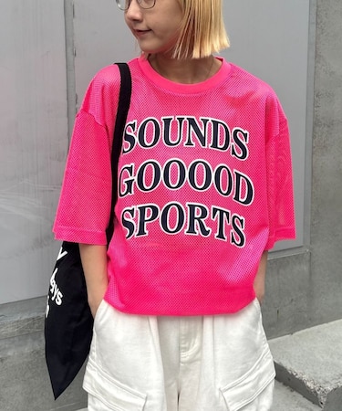 【SOUNDS GOOOOD】メッシュロゴTEE