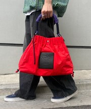 【SOUNDS GOOOOD】2WAYナイロンタックギャザーパラコードBAG