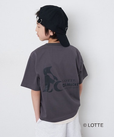 【KIDS】【TYPY×LOTTE板ガム】持続冷感バックロゴクールミントTEE