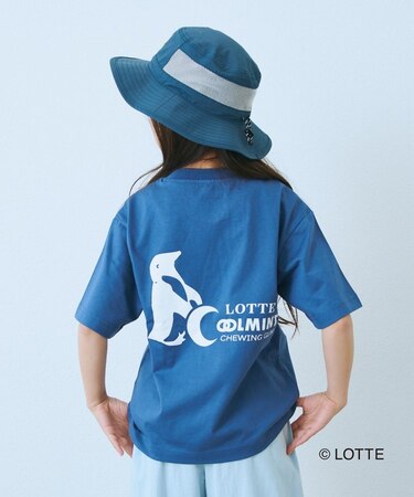 【KIDS】【TYPY×LOTTE板ガム】持続冷感バックロゴクールミントTEE