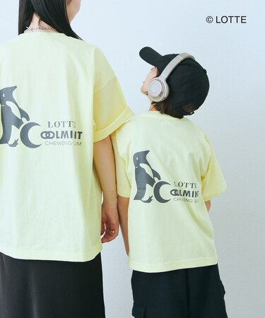 【KIDS】【TYPY×LOTTE板ガム】持続冷感バックロゴクールミントTEE